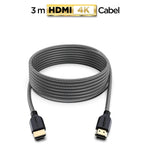 PowerBear 4K HDMI Cable 10 ft | High Speed Hdmi Cables, Braided Nylon & Gold Connectors, 4K @ 60Hz, Ultra HD, 2K, 1080P, ARC & CL3 Rated | for Laptop, Monitor, PS5, PS4, Xbox One, Fire TV, & More